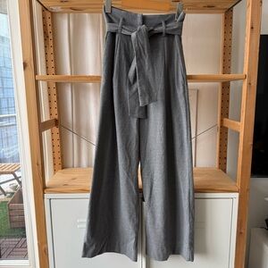 H&M Charcoal Wide-Leg Pants